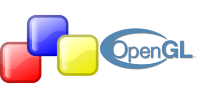 Logos de wxWidgets y OpenGL
