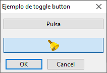 Ejemplo de togglebuttons